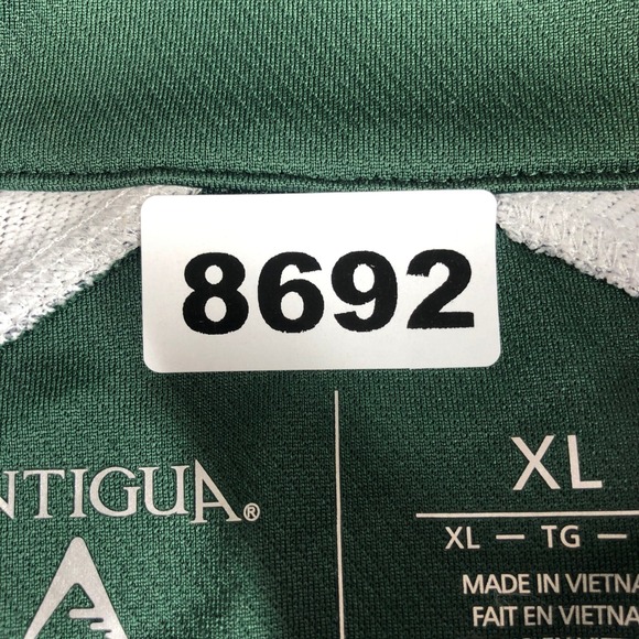 Antigua Mens Green Bay Packers Quarter Zip Pullover Gray Green XL - Picture 12 of 12